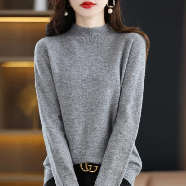 Relaxed Linen-Cotton Blouse – Soft Neutrals - Image 7