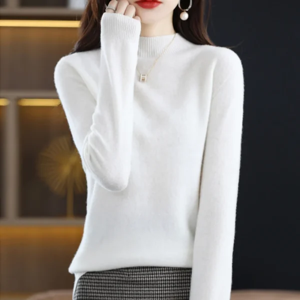 Relaxed Linen-Cotton Blouse – Soft Neutrals - Image 10