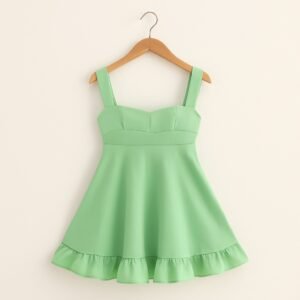 Summer Green A-Line Mini Dress