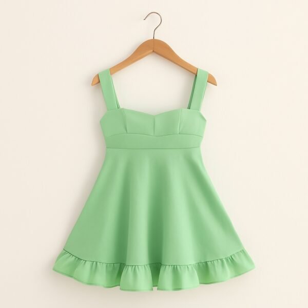 Summer Green A-Line Mini Dress