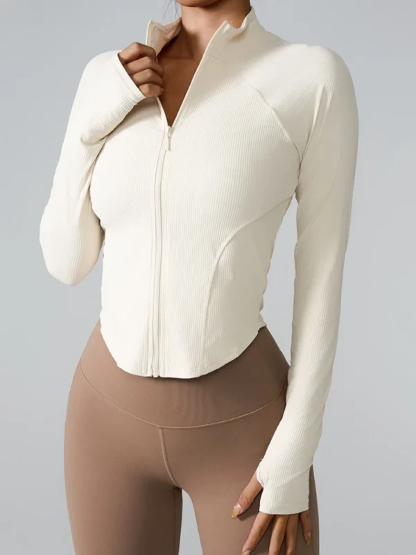 Minimalist Zip Jacket - Image 7